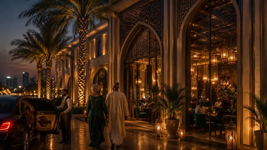 Premium Gardens Arabian Tea lounge entrance