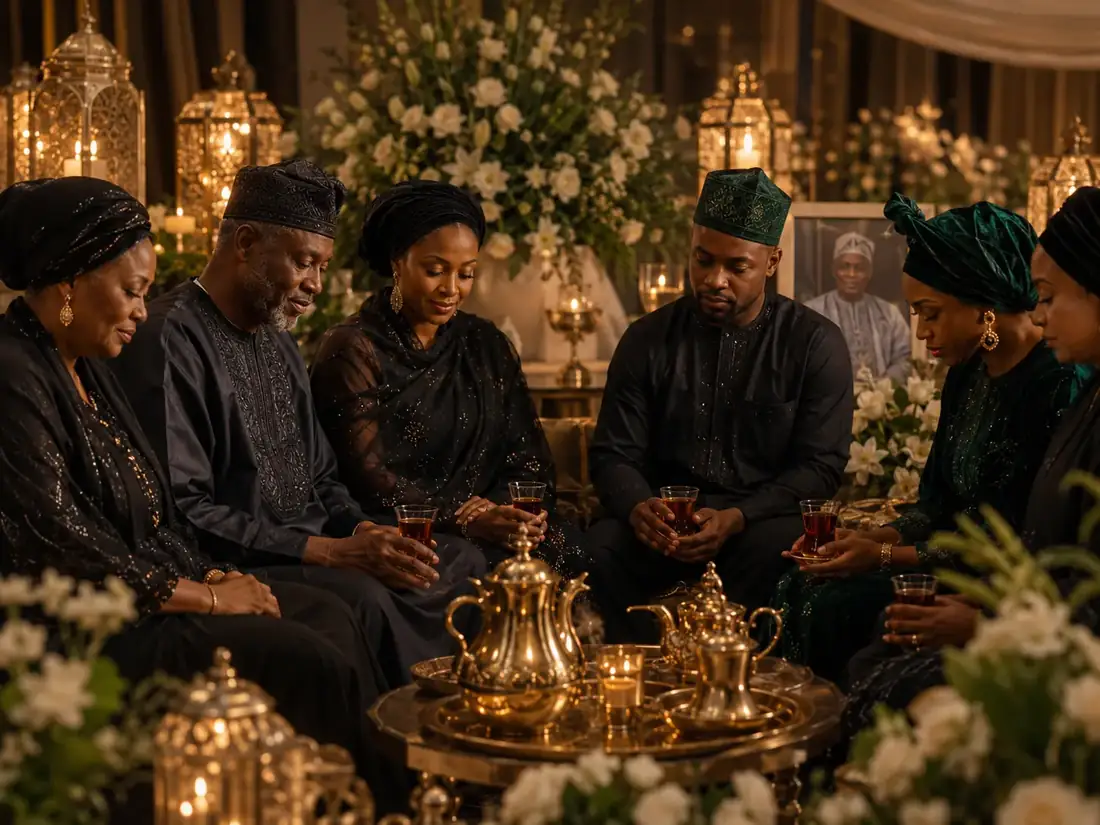 Burial Ceremonies tea service